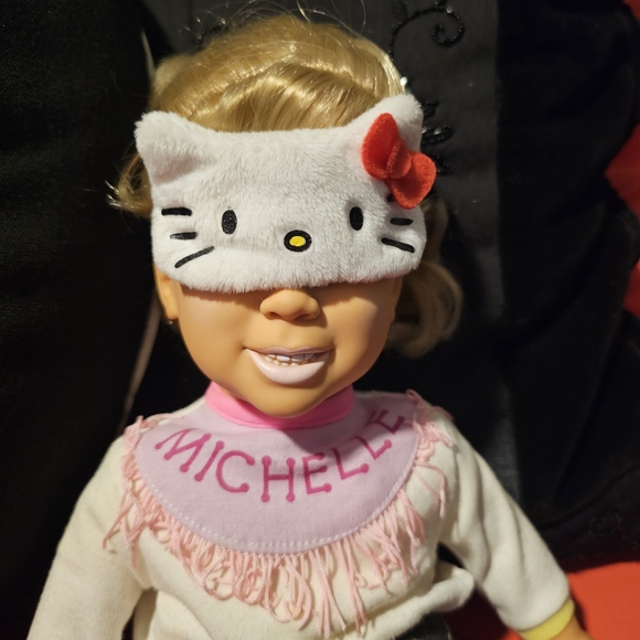 Hello Kitty Plush Doll Sleep Mask American Girl Our Generation L👀K Sanrio - Picture 3 of 10